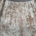 Non Slip Floor Runners for Dogs 2.6x8 Washable Runner Rug Abstract, Joint Support for Senior Dogs, Woven, Extra Grip Traction Runners for Hallway, Kitchen,Entryway,Brown