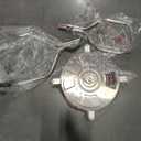 18" 4000 psi Pressure Washer Surface Cleaner with 4 Wheels 8GPM Dual Handle