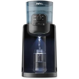 Water Warmer, HEYVALUE Baby Bottle Warmer, Formula Maker with Night Light, 4 Temperature Control & 72H Keep Warm, Detachable Tank, Instantly Dispenses Warm Water, Feed Baby More Easier and Healthier