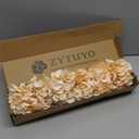 10PCS Fake Hydrangea Artificial Flowers Hydrangea Bouquet for Home Wedding Bridal Bouquet Office Party Table Centerpiece DIY Floral Decor (Autumn White)