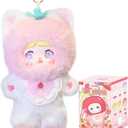 CALEMBOU Plush Blind Box, Kawaii Nommi Fruit Series Stuffed Blind Box Doll, Kawaii Mystery Vinyl Plush Toys Collectible for Birthday Gift (Nommi Fruit 1pc)