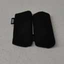 Universal Crutch Underarm Pad Covers - Luxurious Soft Fleece with Sculpted Memory Foam Cores (Classic Black)