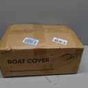 Pontoon Boat Cover 21-24 ft, Pontoon Cover with Motor Cover,Gray | 900D Waterproof Heavy Duty Pontoon Cover fit 21' 22' 23' 24'Pontoon Boat