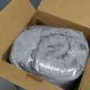 Bedsure GentleSoft Sherpa Fleece Blankets Queen Size for Bed - Thick and Warm Throw for Women and Men, Soft Fuzzy Plush Queen Blanket for Winter, Grey, 90x90 Inches