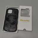 Cute Case for iPhone 12 Case [Compatible with MagSafe] with Kawaii Black Cats Cat Print Pattern Design for Women Girls, Soft Wavy Edge Anti-Slip Animal Magnetic Protective Phone Cover