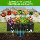 Cucumber Trellis with Grow Bag,63.8"×49.6"×16.5" Trellis for Climbing Plants Outdoor,U-Shape Reusable Metal Garden Arch Trellis with Net, for Fruit Flower Support for Pea, Grape Vine Type Plants