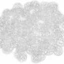 Betoplin 120 Sets Plastic Snaps Buttons, Clear Sew on Snaps Fasteners for Clothing Crafts (7mm/0.28inch)