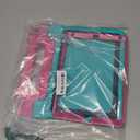 YIHE Kids Case for iPad 10.2 Inch 9th/8th/7th Generation 2021/2020/2019, iPad Pro 10.5 & iPad Air 3, Shockproof Handle Stand Kids Case with Screen Protector for iPad 10.2/10.5 Inch, Cyan & Pink