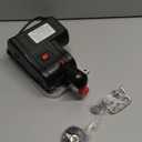 110V Mini Bench Top Cut-off Miter Saw, Mini Bench Top Cut-Off Chop Saw DIY Metal Wood Cutting Tool w/ 2 Blade for Crafts Miniatures Metal Wood Plastic Compound Cutter