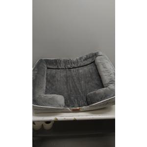 Bedsure Orthopedic Dog Bed Medium Size Dogs - Washable Small Medium Dog Cat Bed Waterproof, Comfort Cats Couch Sofa with Washable Removable Cover, Pets Bed with Nonskid Bottom, Grey, 28"