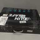 Biometric Hidden Gun Safe fits 2 pistols,Quick Access Wall Gun Safe