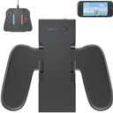 TanReginal Charging Grip for Nintendoo Switch 2 J0yCon, Comfort Grip for NSwitch2 Controllers J0yCon 2 Magnetic Connection，Charge While Playing，Comfortable Grip
