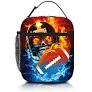 American Football Lunch Bag for Boys Girls Insulated Football Lunch Box for Kid Teen Adult Reusable Kids Lunch Bag for School Work Office Travel Waterproof Leakproof Portable Fits Most Bento Boxes