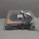 Vinyl Record Player Bluetooth Turntable with Built in Speakers High Fidelity Belt Drive 2Speed Turntables with Magnetic Cartridge AT3600L Record Players with Light Strip, Support RCA Output, Walnut