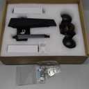 Smart Keyless Entry Door Lock with 2 Knobs,Front Door lock Handle Set,Electronic Digital Keypad Deadbolt,Auto Lock,50 User Codes,Voice Prompts,Anti-Peeking Password,Home, Apartment,Satin Nickel (Black)