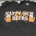 Happy New Beers - New Year NYE Party Funny New Years Eve T-Shirt Large