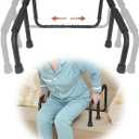 NEPPT Couch Cane Stand Lift Assist for Elderly Standing Aids Supports Assistance Couch Assist Rail Seniors Fall Prevention Devices Grab Bar Portable Chair Cane (Black)