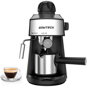 Sowtech Espresso Machine 3.5 Bar 4 Cup Maker Cappuccino