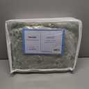Mooreeke Floral Queen Size Comforter Sets, Vintage Sage Green Botanical Flower, Lightweight Bedding for All Seasons, 3-Piece Bed in a Bag with Fluffy Quilted Reversible Comforter & 2 Pillow Shams