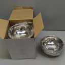 8 Pack 34 oz Stainless Steel Bowls Double Walled Insulated Soup Ice Cream Metal Mixing Nesting Bowls for Serving Soup Rice Cereal