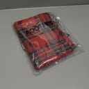 AQOTHES Pack of 2 Christmas Plaid Decorative Throw Pillow Covers Scottish Tartan Cushion Case for Farmhouse Home Holiday Decor Red and Green, 18 x 18 Inches