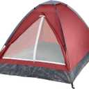 2 Person Camping Tent with Rain Fly and Carrying Bag Lightweight Outdoor Pop Up Tents for Camping Essentials, Music Festivals, Backpacking, Hiking, or Beach Shelter by Wakeman Outdoors