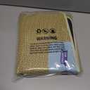 Pet Cooling Mat for Dogs and Cats  Natural Rattan Straw Pad, Breathable Summer Pet Pad for Small & Medium Pets, Anti-Slip Cool Mattress for Indoor & Outdoor Use (Medium)