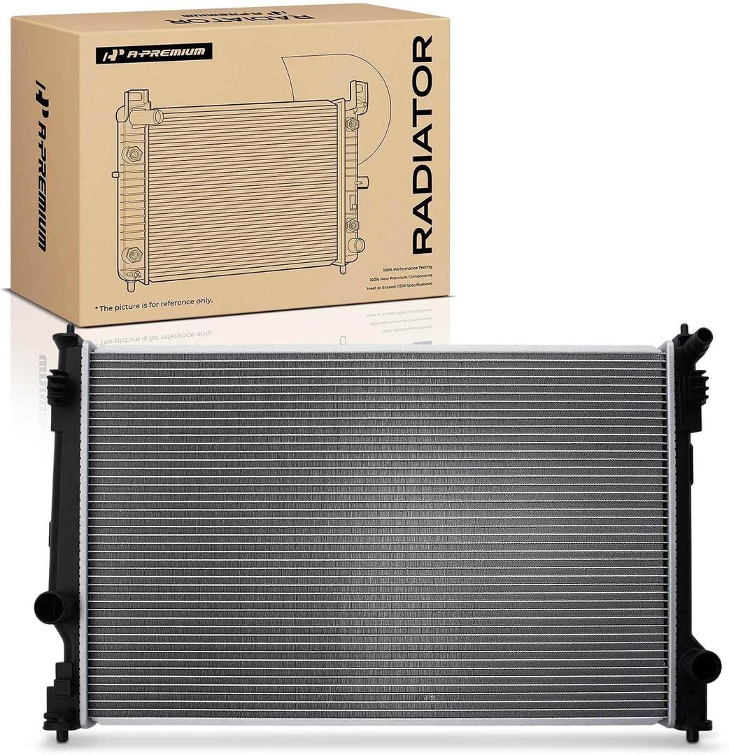 A-Premium Engine Coolant Radiator Assembly Compatible with Toyota Camry 2018 2019 2020 2021, 2.5L 3.5L, Replace# 1640025130