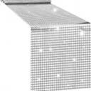 12 x 72 Inches Glitter Disco Table Runner - Retro 70s 80s Theme Decor - Silver Sequin - Bachelorette & Wedding Party Supplies