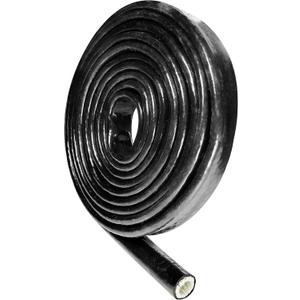 5/8 ID Heat Shielded Fire Thermo Armor Fire Sleeve Silicone Coated Fiberglass for Hose Lines & Electrical Wiring Black, 5 feet