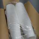 Lilymicky 500 Pack 9 oz Disposable Plastic Cups, 9 Ounce White Party Drinking Cups for Birthday Parties, Picnics, Ceremonies, and Wedding