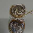 6 Pack Nativity Scene Ornaments - 3.15'' Diameter & Gifts Boxed Keepsake | Christmas Tree Nativity Scene Hanging Ornaments, The Birth of Jesus Decor, Religious Gifts for Christian & Family