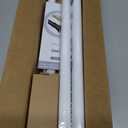 YNL White Shower Curtain Rod 36-84 Inch(3-7ft), No Slip No Drill Stainless Steel Spring Tension Curtain Rod, No Rust Shower Rod Adjustable For Bathroom Window Bedroom