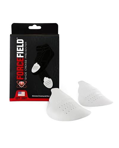 Pack Of 2 Forcefield Unisex Adult Crease Protector Shoe-and-boot-toe-guards, White, Medium US