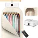 Portable Clothes Dryer Compact Mini Laundry Dryer for with Adjustable Timer Quiet Operation for Apartments RVs and Dorms