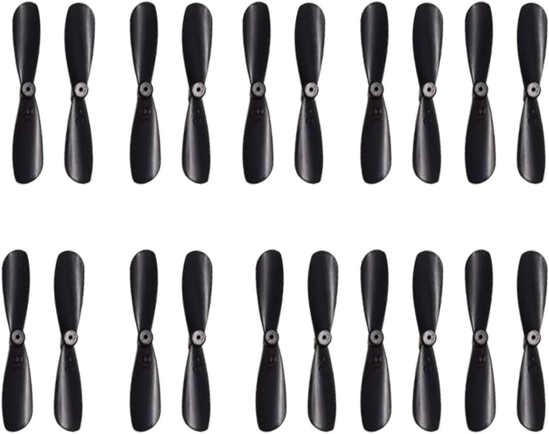 Mini Quadcopter Propeller, Remote Control Aircraft Propeller, Mini Propeller Suitable for Small and Medium-Sized Unmanned Aerial Vehicles, 20 Propeller Props, (46mm/1.8in)