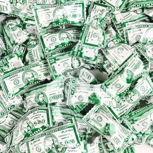 Candy Envy - Money Buttermints - 13 oz. Bag - Approximately 100 Individually Wrapped Mints