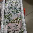 Window Privacy Film Stain Glass Window Film Rainbow Window Film Window clings Non-Adhesive Reusable Decorative for Room (Leaf Rainbow), 36 inch Wide