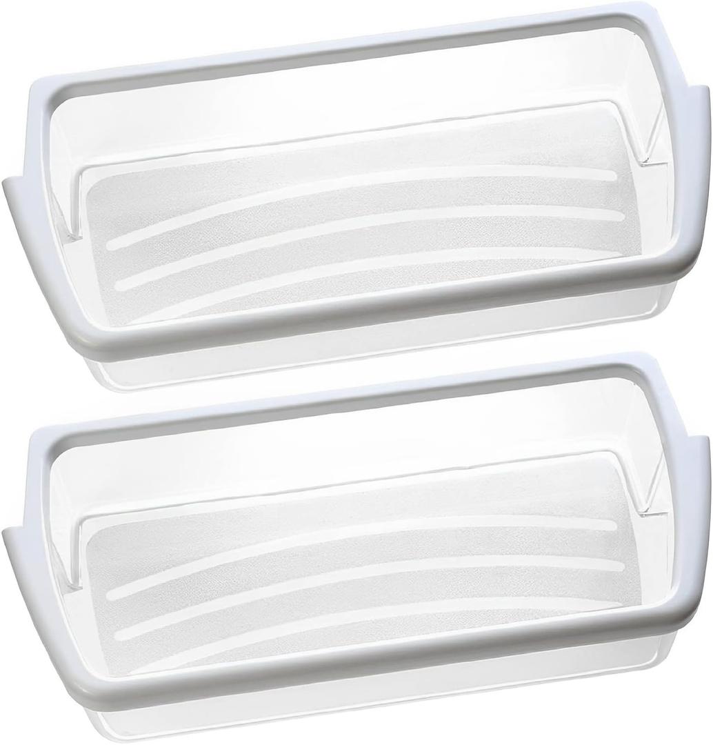2 PACK Upgraded W10321304 Refrigerator Door Shelf Replacement Compatible with Whirlpool Fridge Door Bin WRS325FDAM01 WRS325FDAM02 WRS325FDAM04 ED5FVGXWS07 - Replace WPW10321304 AP6019471 2179574