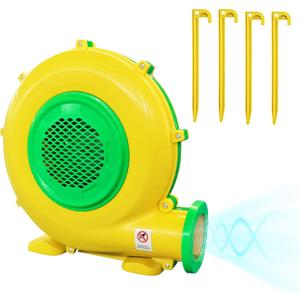 Air Blower, 950W 1.25HP Bounce House Blower, Portable Pump Fan Perfect for Inflatable Bouncy Castle, Jumper, Water Slide, Leaf Blower Corded(950 Watt 1.25HP)