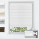 LazBlinds No Drill Blackout Cellular Shades, 32" W x 48" H, White
