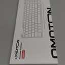 OMOTON Foldable Bluetooth Keyboard Supports Up to 3 Devices, Rechargeable Wireless for iPad iOS Android Tablet MacOS Windows Laptop PC, Full Size Folding Travel Keyboard, Black