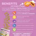 Dog Probiotics with Digestive Enzymes, Allergy Relief. 120 Soft Chews | 6 Probiotic Strains, Digestive Enzymes, Pumpkin & Papaya, Supports Gut Health & Gas Relief, Stool Support