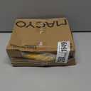 3 lbs Soft Weighted Hoop for Adults -Fold Gentle Fat Burning and Waist Toning, Pinch-Proof Design,Soft Material Won't Irritate Skin Perfect for Home/Travel/Postpartum Recovery (Dark Yellow)