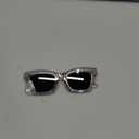 livho Trendy Polarized Sunglasses Women, Retro Sun Glasses for Women 2025, Cute Sunglasses for Woman, UV Protection Shades (Transparent Grey/Black)
