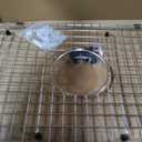 Serene Valley Sink Bottom Grid 20" X 13", Centered Drain with Corner Radius 2", SVM2013C, Medium