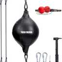 TOCO FREIDO Double End Punching Ball, Speed Bag with Difficulty Levels Boxing Reflex Ball with Headband, Perfect for Reaction, Agility, and Hand Eye Coordination Training