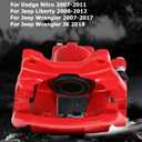 cciyu Rear Left/Right Disc Brake Caliper Assembly with Bracket For Dodge, For Jeep Models - For Liberty 2008-2012, For Nitro 2007-2011, For Wrangler 2007-2017, For Wrangler JK 2018 18B5046