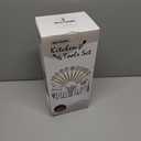 Kitchen Utensils Set- 35 PCs Cooking Utensils with Grater,Tongs, Spoon Spatula &Turner Made of Heat Resistant Food Grade Silicone and Wooden Handles Kitchen Gadgets Tools Set for Nonstick Cookware