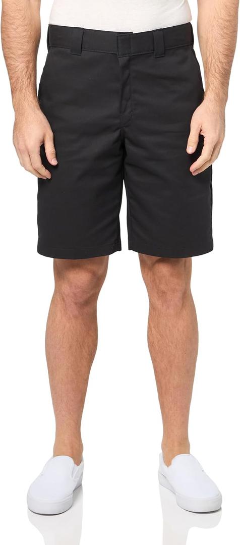 Dickies Men's Relaxed Fit Work Shorts, 11" (38 Regular, Black)